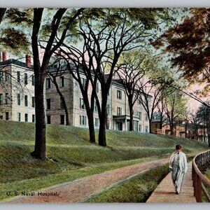 Chelsea MA U S Naval Hospital Postcard "Historic Naval Hospital Condos" #1372